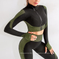 OEM Custom Logo Seamless Women Yoga Set Fitness Yoga Носить женскую женскую йогу спортивная одежда спортивная одежда